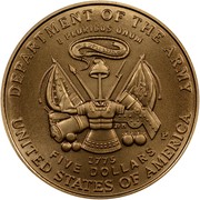 USA Five Dollars U.S. Army 2011 P KM# 508 DEPARTMENT OF THE ARMY UNITES STATES OF AMERICA E PLURIBUS UNUM FIVE DOLLARS THIS WE'LL DEFEND coin reverse USA Five Dollars U.S. Army 2011 P KM# 508 DEPARTMENT OF THE ARMY UNITES STATES OF AMERICA E PLURIBUS UNUM FIVE DOLLARS THIS WE'LL DEFEND coin reverse
