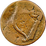 USA Hampshire Harp and Tree 1776 KM# 1 coin reverse USA Hampshire Harp and Tree 1776 KM# 1 coin reverse