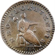 USA Neo-Eboracensis NON VI VIRTUTE 1786 KM# 1 NEO-EBORACENSIS coin reverse USA Neo-Eboracensis NON VI VIRTUTE 1786 KM# 1 NEO-EBORACENSIS coin reverse