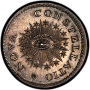 USA U.S 1000 1783 KM# EA16 Nova Constellatio NOVA CONSTELLATIO coin obverse USA U.S 1000 1783 KM# EA16 Nova Constellatio NOVA CONSTELLATIO coin obverse