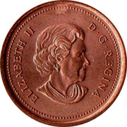 Canada 1 Cent Elizabeth II 4th portrait 2005 KM# 490 1 CENT 2004 K∙G CANADA coin reverse Canada 1 Cent Elizabeth II 4th portrait 2005 KM# 490 1 CENT 2004 K∙G CANADA coin reverse