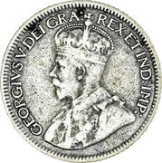 Canada 10 Cents George V 1920 KM# 23a GEORGIVS V DEI GRA: REX ET IND:IMP: coin obverse Canada 10 Cents George V 1920 KM# 23a GEORGIVS V DEI GRA: REX ET IND:IMP: coin obverse