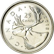 Canada 25 Cents Elizabeth II 4th portrait 2015 KM# 493 CANADA 25 CENTS H coin reverse Canada 25 Cents Elizabeth II 4th portrait 2015 KM# 493 CANADA 25 CENTS H coin reverse