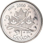 Canada 25 Cents Pride 2000 KM# 384.2 PRIDE 2000 FIERTÉ DFW CANADA coin reverse Canada 25 Cents Pride 2000 KM# 384.2 PRIDE 2000 FIERTÉ DFW CANADA coin reverse