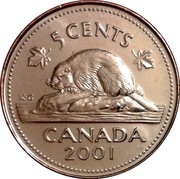 1997 1998 1999 2000 2001 2002 2003 CANADA 5 CENT SET *CHOICE* UNC 8 COINS