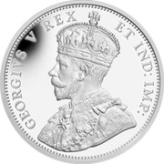 Canada Cent Farewell to the Penny 2012 Proof KM# 1343 EDWARDVS VII DEI GRATIA REX IMPERATOR CANADA coin obverse