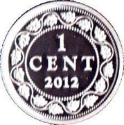 Canada Cent Farewell to the Penny 2012 Proof KM# 1342 1 CENT 2012 coin reverse