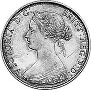 Canada Cent (Victoria) KM# 8.2 VICTORIA D:G: BRITT: REG:F:D: coin obverse Canada Cent (Victoria) KM# 8.2 VICTORIA D:G: BRITT: REG:F:D: coin obverse