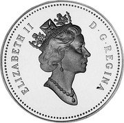 Canada Dollar 175th Anniversary of the Frontenac 1991 KM# 179 ELIZABETH II D ∙ G ∙ REGINA coin obverse