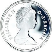Canada Dollar Canada World University Games 1983 Proof KM# 138 ELIZABETH II D ∙ G ∙ REGINA coin obverse Canada Dollar Canada World University Games 1983 Proof KM# 138 ELIZABETH II D ∙ G ∙ REGINA coin obverse