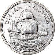 Canada Dollar Griffon Tricentennial 1979 Specimen KM# 124 DOLLAR CANADA 1679 GRIFFON 1979 coin reverse Canada Dollar Griffon Tricentennial 1979 Specimen KM# 124 DOLLAR CANADA 1679 GRIFFON 1979 coin reverse