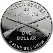 USA Dollar Infantry Soldier 2012 Proof KM# 529 UNITED STATES OF AMERICA ONE DOLLAR E PLURIBUS UNUM coin reverse USA Dollar Infantry Soldier 2012 Proof KM# 529 UNITED STATES OF AMERICA ONE DOLLAR E PLURIBUS UNUM coin reverse