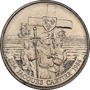 Canada Dollar Jacques Cartier 1984 Proof KM# 141 1534 JACQUES CARTIER 1984 coin reverse Canada Dollar Jacques Cartier 1984 Proof KM# 141 1534 JACQUES CARTIER 1984 coin reverse