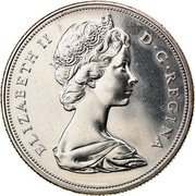 Canada Dollar Manitoba 1970 Prooflike KM# 78 ELIZABETH II D G REGINA coin obverse Canada Dollar Manitoba 1970 Prooflike KM# 78 ELIZABETH II D G REGINA coin obverse