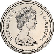 Canada Dollar Prince Edward Island 1973 (c) KM# 82 ELIZABETH II D ∙ G ∙ REGINA coin obverse Canada Dollar Prince Edward Island 1973 (c) KM# 82 ELIZABETH II D ∙ G ∙ REGINA coin obverse