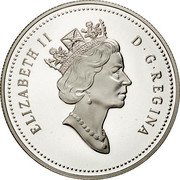 Canada Dollar Stanley Cup 1993 KM# 235 ELIZABETH II D ∙ G ∙ REGINA coin obverse Canada Dollar Stanley Cup 1993 KM# 235 ELIZABETH II D ∙ G ∙ REGINA coin obverse