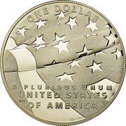USA Dollar Star-Spangled Banner 2012 KM# 530 ONE DOLLAR E PLURIBUS UNUM UNITED STATES OF AMERICA coin reverse USA Dollar Star-Spangled Banner 2012 KM# 530 ONE DOLLAR E PLURIBUS UNUM UNITED STATES OF AMERICA coin reverse
