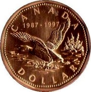 Canada Dollar The One Dollar Loon - 10th Anniversary 1997 Prooflike KM# 291 CANADA 1987-1997 DOLLAR coin reverse Canada Dollar The One Dollar Loon - 10th Anniversary 1997 Prooflike KM# 291 CANADA 1987-1997 DOLLAR coin reverse