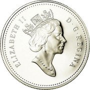 Canada Dollar Voyage of Discovery 2000 KM# 401 ELIZABETH II D ∙ G ∙ REGINA coin obverse Canada Dollar Voyage of Discovery 2000 KM# 401 ELIZABETH II D ∙ G ∙ REGINA coin obverse