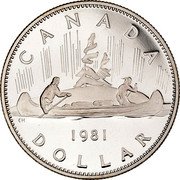 Canada Dollar Voyageur 1981 Proof KM# 120.1 CANADA 1984 DOLLAR EH MA coin reverse Canada Dollar Voyageur 1981 Proof KM# 120.1 CANADA 1984 DOLLAR EH MA coin reverse