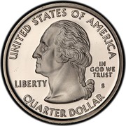 USA Quarter Dollar Alabama 2003 S KM# 344a UNITED STATES OF AMERICA QUARTER DOLLAR LIBERTY IN GOD WE TRUST coin obverse USA Quarter Dollar Alabama 2003 S KM# 344a UNITED STATES OF AMERICA QUARTER DOLLAR LIBERTY IN GOD WE TRUST coin obverse