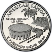 USA Quarter Dollar American Samoa 2009 S KM# 448a AMERICAN SAMOA E PLURIBUS UNUM SAMOA MUAMUA LE ATUA coin reverse USA Quarter Dollar American Samoa 2009 S KM# 448a AMERICAN SAMOA E PLURIBUS UNUM SAMOA MUAMUA LE ATUA coin reverse