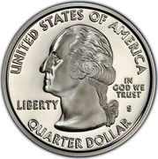 USA Quarter Dollar Colorado 2006 S KM# 384a UNITED STATES OF AMERICA QUARTER DOLLAR LIBERTY IN GOD WE TRUST coin obverse USA Quarter Dollar Colorado 2006 S KM# 384a UNITED STATES OF AMERICA QUARTER DOLLAR LIBERTY IN GOD WE TRUST coin obverse