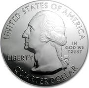USA Quarter Dollar Gettysburg National Military Park 2011 KM# 513 UNITED STATES OF AMERICA IN GOD WE TRUST LIBERTY QUARTER DOLLAR P coin obverse