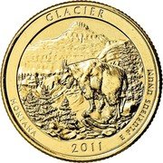 USA Quarter Dollar Glacier National Park 2011 P KM# 495 UNITED STATES OF AMERICA QUARTER DOLLAR LIBERTY IN GOD WE TRUST coin obverse USA Quarter Dollar Glacier National Park 2011 P KM# 495 UNITED STATES OF AMERICA QUARTER DOLLAR LIBERTY IN GOD WE TRUST coin obverse