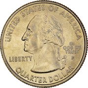 USA Quarter Dollar Hawaii 2008 P Satin finish KM# 425 HAWAII 1959 E PLURIBUS UNUM UA MAU KE EA O KA AINA I KA PONO coin reverse USA Quarter Dollar Hawaii 2008 P Satin finish KM# 425 HAWAII 1959 E PLURIBUS UNUM UA MAU KE EA O KA AINA I KA PONO coin reverse