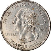 USA Quarter Dollar Minnesota 2005 P KM# 371 MINNESOTA 1858 E PLURIBUS UNUM LAND OF 10,000 LAKES coin reverse USA Quarter Dollar Minnesota 2005 P KM# 371 MINNESOTA 1858 E PLURIBUS UNUM LAND OF 10,000 LAKES coin reverse