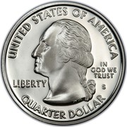 USA Quarter Dollar Oregon 2005 S KM# 372a UNITED STATES OF AMERICA QUARTER DOLLAR LIBERTY IN GOD WE TRUST coin obverse USA Quarter Dollar Oregon 2005 S KM# 372a UNITED STATES OF AMERICA QUARTER DOLLAR LIBERTY IN GOD WE TRUST coin obverse