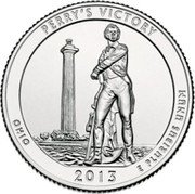 USA Quarter Dollar Perry's Victory and International Peace Memorial 2013 S KM# 543 PERRY'S VICTORY OHIO E PLURIBUS UNUM DE coin reverse USA Quarter Dollar Perry's Victory and International Peace Memorial 2013 S KM# 543 PERRY'S VICTORY OHIO E PLURIBUS UNUM DE coin reverse