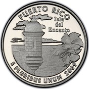 USA Quarter Dollar Puerto Rico 2009 S KM# 446a PUERTO RICO E PLURIBUS UNUM ISLA DEL ENCANTO coin reverse USA Quarter Dollar Puerto Rico 2009 S KM# 446a PUERTO RICO E PLURIBUS UNUM ISLA DEL ENCANTO coin reverse