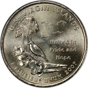 USA Quarter Dollar US Virgin Islands 2009 D KM# 449 U.S. VIRGIN ISLANDS E PLURIBUS UNUM UNITED IN PRIDE AND HOPE coin reverse USA Quarter Dollar US Virgin Islands 2009 D KM# 449 U.S. VIRGIN ISLANDS E PLURIBUS UNUM UNITED IN PRIDE AND HOPE coin reverse