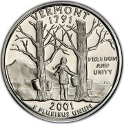 USA Silver Quarter Dollar 