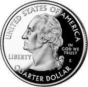 USA Quarter Dollar West Virginia 2005 S KM# 374 UNITED STATES OF AMERICA QUARTER DOLLAR LIBERTY IN GOD WE TRUST coin obverse USA Quarter Dollar West Virginia 2005 S KM# 374 UNITED STATES OF AMERICA QUARTER DOLLAR LIBERTY IN GOD WE TRUST coin obverse