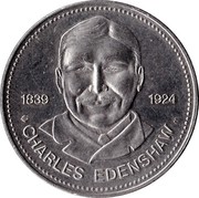 Canada $1.00 British Columbia - Indian Heritage Series I 1977 UNC 1839 1924 CHARLES EDENSHAW coin obverse Canada $1.00 British Columbia - Indian Heritage Series I 1977 UNC 1839 1924 CHARLES EDENSHAW coin obverse