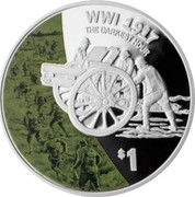 New Zealand $1 1917 Messines Ridge in Belgium 2016 WWI 1917 THE DARKEST HOUR $1 coin reverse New Zealand $1 1917 Messines Ridge in Belgium 2016 WWI 1917 THE DARKEST HOUR $1 coin reverse