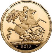 UK 1/4 Sovereign Quarter Sovereign 2018 65th anniversary of the coronation Privy ELIZABETH II DEI GRA REGINA FID DEF J.C coin obverse UK 1/4 Sovereign Quarter Sovereign 2018 65th anniversary of the coronation Privy ELIZABETH II DEI GRA REGINA FID DEF J.C coin obverse