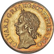 UK 1 Broad Oliver Cromwell 1656 KM# Pn25 OLIVARD∙G∙RP∙ANG∙SCO∙ET∙HIB & PRO∙ coin obverse UK 1 Broad Oliver Cromwell 1656 KM# Pn25 OLIVARD∙G∙RP∙ANG∙SCO∙ET∙HIB & PRO∙ coin obverse