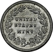 USA 1 Cent Pattern 1942 Bronze; Judd# 2051 UNITED STATES MINT coin reverse