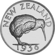 New Zealand 1 Crown Edward VIII Pattern 1936 X# 1 NEW ZEALAND 1936 coin reverse New Zealand 1 Crown Edward VIII Pattern 1936 X# 1 NEW ZEALAND 1936 coin reverse