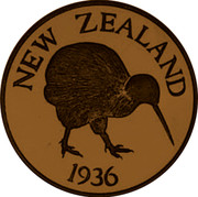 New Zealand 1 Crown Fantasy Crown Edward VIII Pattern 1936 Proof X# 4 NEW ZEALAND 1936 coin reverse New Zealand 1 Crown Fantasy Crown Edward VIII Pattern 1936 Proof X# 4 NEW ZEALAND 1936 coin reverse