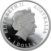 Australia 1 Dollar Australian Antarctic Territory Series Elephant Seal 2015 Proof ELIZABETH II AUSTRALIA 1 DOLLAR coin obverse Australia 1 Dollar Australian Antarctic Territory Series Elephant Seal 2015 Proof ELIZABETH II AUSTRALIA 1 DOLLAR coin obverse