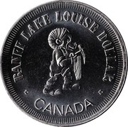 Canada 1 Dollar Banff Lake Louise 1983 UNC BANFF LAKE LOUISE DOLLAR  CANADA coin obverse Canada 1 Dollar Banff Lake Louise 1983 UNC BANFF LAKE LOUISE DOLLAR  CANADA coin obverse