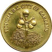 Canada 1 Dollar Captain James Cook at Nootka Sound 1978 UNC VICTORIA B.C. CITY OF GARDENS coin obverse Canada 1 Dollar Captain James Cook at Nootka Sound 1978 UNC VICTORIA B.C. CITY OF GARDENS coin obverse