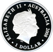 Australia 1 Dollar Christmas Island 2008 P Proof ELIZABETH II AUSTRALIA 2006 IRB 1 DOLLAR coin obverse Australia 1 Dollar Christmas Island 2008 P Proof ELIZABETH II AUSTRALIA 2006 IRB 1 DOLLAR coin obverse