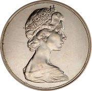 New Zealand 1 Dollar Elizabeth II Pattern ND (1966) Pattern - coin obverse