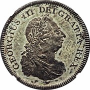 UK 1 Dollar George III Pattern 1798 KM# PnF64 GEORGIUS III DEI GRATIA REX. coin obverse UK 1 Dollar George III Pattern 1798 KM# PnF64 GEORGIUS III DEI GRATIA REX. coin obverse